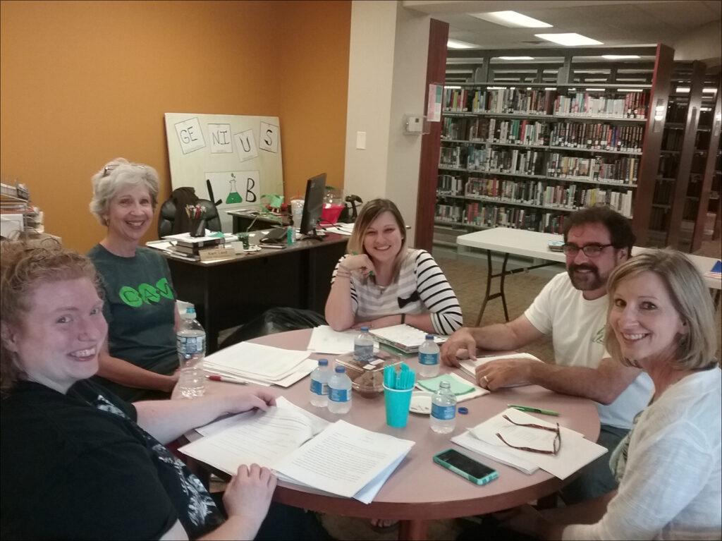 A group of local authors and aspiring authors.