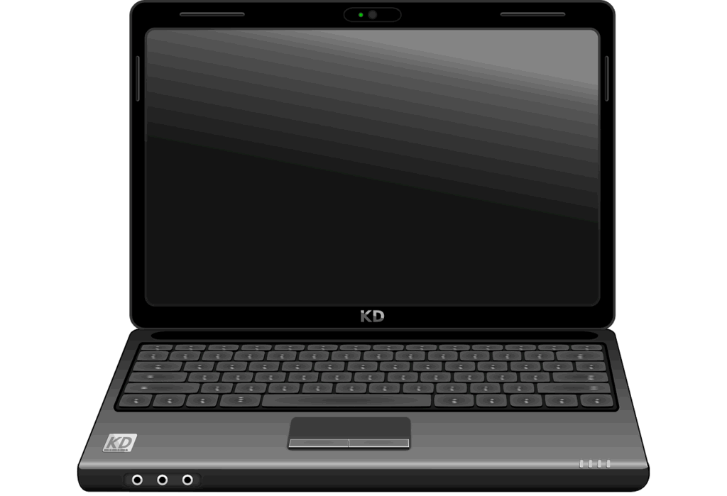 Illustration of a laptop.