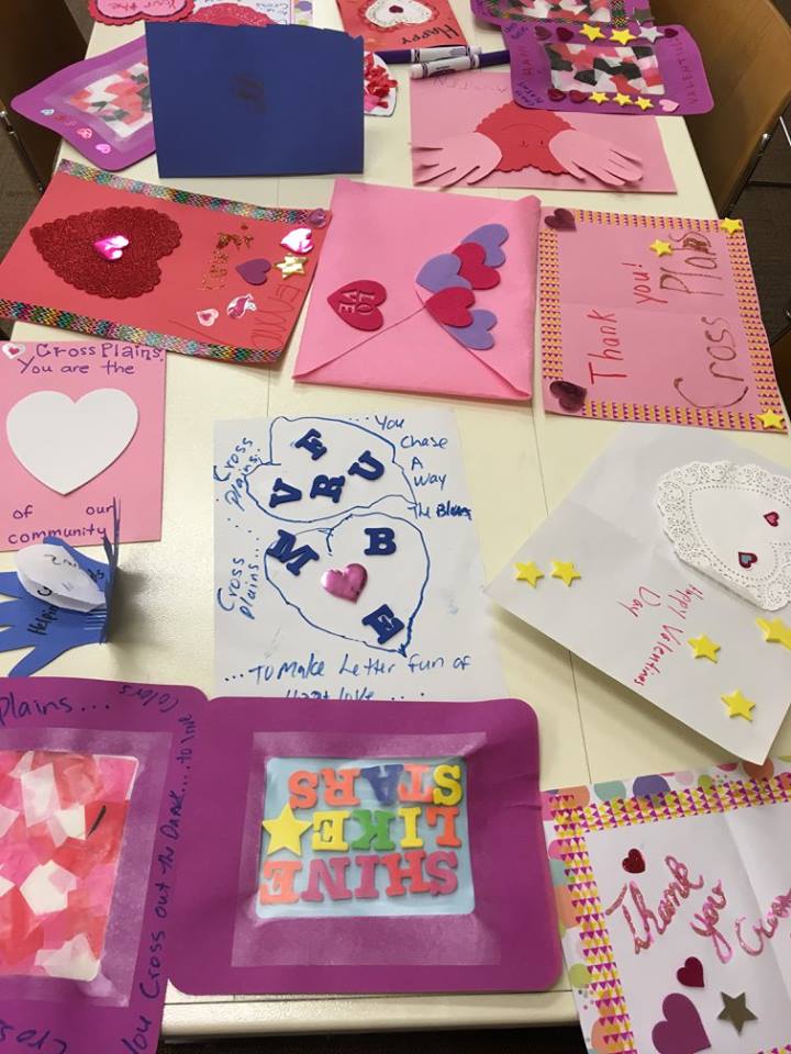 Cards created at previous kids create.