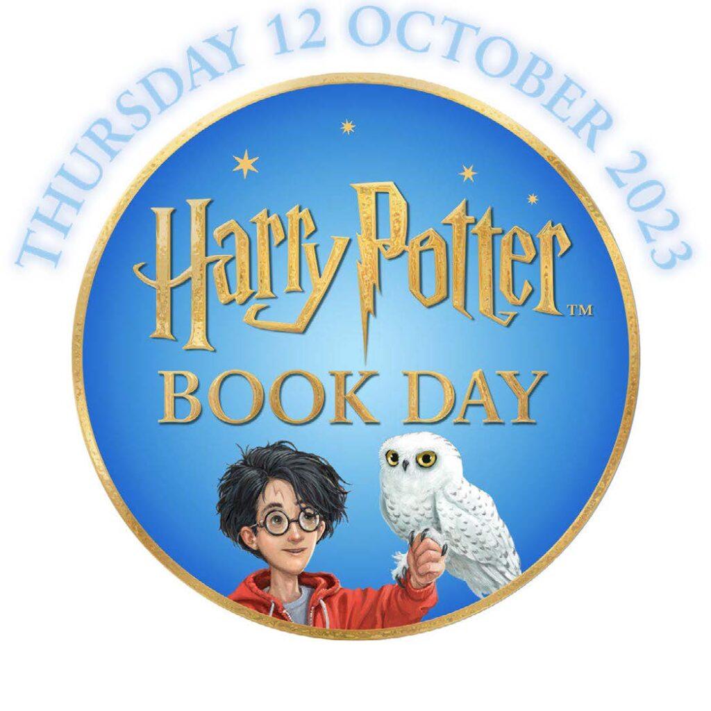 Young wizard with an owl celebrates Harry Potter Book Day, October 12, 2023.