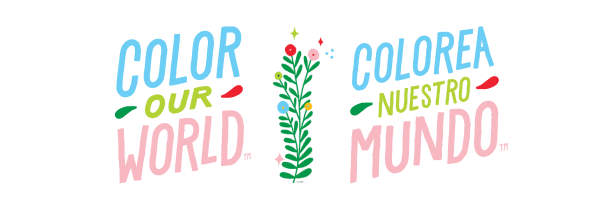Summer Reading Slogan from Collaborative Summer Learning Program: Color Our World, colorea nuestro mundo